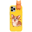3D Dog /Cat Funny Case For iPhone XR 11 Pro XS Max X SE 2 2020 5 8Plus 7 8 6 S 6S Plus