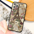 3D Emboss Oriental Flower Birds Case For iPhone 11 Pro XS MAX XR X 8 7 6 6S Plus 5