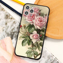 3D Emboss Oriental Flower Birds Case For iPhone 11 Pro XS MAX XR X 8 7 6 6S Plus 5