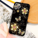 3D Emboss Oriental Flower Birds Case For iPhone 11 Pro XS MAX XR X 8 7 6 6S Plus 5