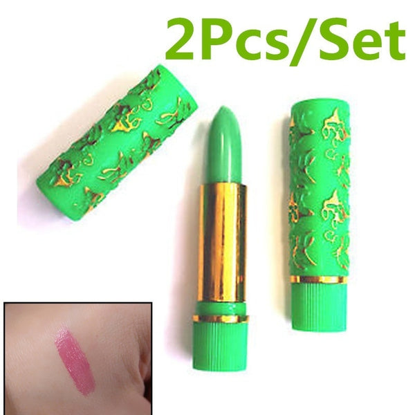 2Pcs Magical Color Changing Lipstick