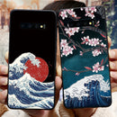 3D Relief Mountain Flower Case For Samsung Galaxy J3 J5 J7 Prime 2016 2017 A6 A8 J4 J6 J8 Plus A7 A9 2018 A3 A5