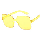 Fashion Sunglasses Women Ladies Red Yellow Fashion Square Sun Glasses Female Driving Shades UV400 Oculos De Sol Feminino