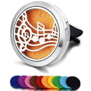 Car Air Freshener Car Perfume Diffuser Clip Car Air Auto Vent Freshener Essential Oil Perfume Locket (Free 10pc pad) C001