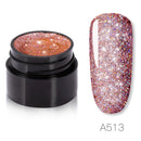 Rainbow Glitter Gel Nail Polish