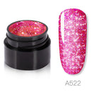 Rainbow Glitter Gel Nail Polish