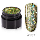 Rainbow Glitter Gel Nail Polish