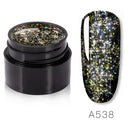 Rainbow Glitter Gel Nail Polish