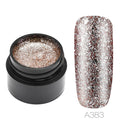 Rainbow Glitter Gel Nail Polish