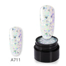 Rainbow Glitter Gel Nail Polish
