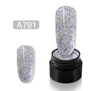 Rainbow Glitter Gel Nail Polish