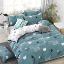 Kitty Duvet Cover Pillow Case Bed Sheet Set