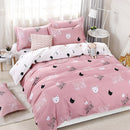 Kitty Duvet Cover Pillow Case Bed Sheet Set