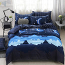 Kitty Duvet Cover Pillow Case Bed Sheet Set