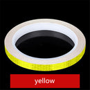 1PC 8 Meter Car Styling Reflective Stripe Tape Motorcycle Bike Body Rim Wheel Stripe Tape Stickers Decorative Blue/Red/Yellow