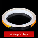1PC 8 Meter Car Styling Reflective Stripe Tape Motorcycle Bike Body Rim Wheel Stripe Tape Stickers Decorative Blue/Red/Yellow