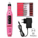 1 Set 6 Bits Nail Art Drill File UV Gel Remove Sanding Buffer Pedicure Electric Machine Drills Professional Nail Art Tools Kit