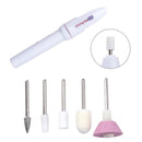 1 Set 6 Bits Nail Art Drill File UV Gel Remove Sanding Buffer Pedicure Electric Machine Drills Professional Nail Art Tools Kit