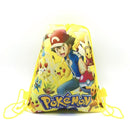 1pcs Disney Non-woven Fabrics Kid Favor Travel Pouch Storage Clothes Shoes Bags Cotton Drawstring Bags School Portable Backpack