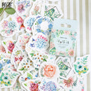 45 pcs/Box Various Stickers Pack Kawaii Planner Journal Scrapbooking Stickers Stationery School Supplies