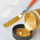 100/300ml Gold Paint Metallic acrylic paint,waterproof not faded for Statuary Coloring DIY hand painted graffiti Varnish Coating
