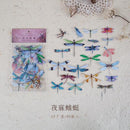 40pcs/pack Butterfly Stickers Diary Sealing Label Sticker Decal Travel Sticker Diy Scrapbooking Diary Planner Albums Decoration