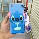 3D Cartoon Zipper Wallet soft Phone cover for iphone X XR XS 11 pro MAX 7 8 6S plus for samsung S9 S10 Note case