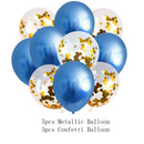 10/14pcs Metallic Balloons Heart Star Gold Confetti Balloon Birthday Party Decoration Kids Adult Air Balls globos Wedding Decor