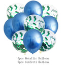 10/14pcs Metallic Balloons Heart Star Gold Confetti Balloon Birthday Party Decoration Kids Adult Air Balls globos Wedding Decor