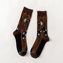 Star Wars Movie socks Master Yoda R2-D2 Cosplay Socks Wookiee Jedi Knight Novelty Men's Women's Socks Spring Autumn Winter