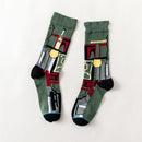 Star Wars Movie socks Master Yoda R2-D2 Cosplay Socks Wookiee Jedi Knight Novelty Men's Women's Socks Spring Autumn Winter