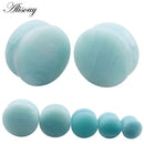 1PC Stone Ear Plugs Gauges Earrings Women Men Ear Plug Flesh Tunnel Piercing Expander Ear Stretcher Body Piercing Jewelry