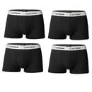 4Pcs Men Boxers Man Short Breathable Flexible Comfortable Shorts Boxers Lovely Solid Panties