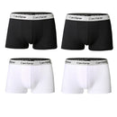 4Pcs Men Boxers Man Short Breathable Flexible Comfortable Shorts Boxers Lovely Solid Panties