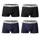 4Pcs Men Boxers Man Short Breathable Flexible Comfortable Shorts Boxers Lovely Solid Panties