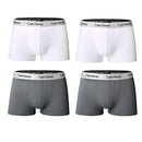 4Pcs Men Boxers Man Short Breathable Flexible Comfortable Shorts Boxers Lovely Solid Panties