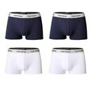 4Pcs Men Boxers Man Short Breathable Flexible Comfortable Shorts Boxers Lovely Solid Panties