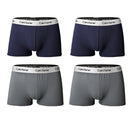 4Pcs Men Boxers Man Short Breathable Flexible Comfortable Shorts Boxers Lovely Solid Panties