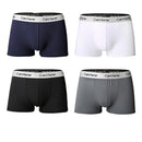 4Pcs Men Boxers Man Short Breathable Flexible Comfortable Shorts Boxers Lovely Solid Panties