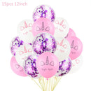 1 Set Unicorn Party Balloons Birthday Baloon Unicorn Decoration Latex Confetti Balloon Birthday Party Decoration Balloons Kids