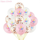 1 Set Unicorn Party Balloons Birthday Baloon Unicorn Decoration Latex Confetti Balloon Birthday Party Decoration Balloons Kids
