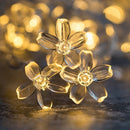 2M 5M 10M Cherry Balls LED Fairy String Lights Battery USB 220V 110V Operated Wedding Christmas Outdoor Room Garland Decoration
