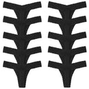 10 Pcs/Pack Elegant Lace Cotton Women G-String Thong Plus Size Panties Underwear Sexy Modis Underpants Ladies Tangas Lingerie