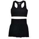 Seamless Women Vital Yoga Set Workout Shirts Sport Pants Bra Gym Clothing Short Crop Top High Waist Running Leggings Sports Set