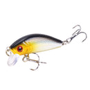 1PCS Minnow Fishing Lure 50mm4.2g Topwater Hard Bait Wobbler Jig Bait Crankbait Carp Striped bass Pesca Fishing tackle SwimBait