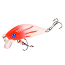 1PCS Minnow Fishing Lure 50mm4.2g Topwater Hard Bait Wobbler Jig Bait Crankbait Carp Striped bass Pesca Fishing tackle SwimBait
