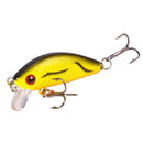 1PCS Minnow Fishing Lure 50mm4.2g Topwater Hard Bait Wobbler Jig Bait Crankbait Carp Striped bass Pesca Fishing tackle SwimBait