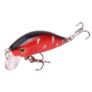 1PCS Minnow Fishing Lure 50mm4.2g Topwater Hard Bait Wobbler Jig Bait Crankbait Carp Striped bass Pesca Fishing tackle SwimBait