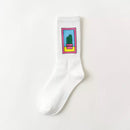 2020 Black White Cotton Socks AB Side Don't Follow Me I'm Lost too Creative Unisex Women Men Casual Socks Daily