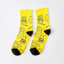 2020 Black White Cotton Socks AB Side Don't Follow Me I'm Lost too Creative Unisex Women Men Casual Socks Daily